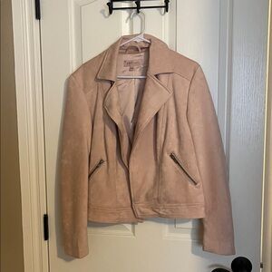 Philosophy Blush Suede Coat